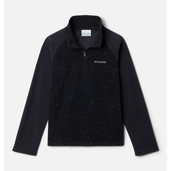 Pulovre Columbia Glacial III Printed Fleece 1/4 Zip Chlapcenske Čierne | SK-JLN-589413
